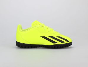 ADIDAS KIDS X CRAZYFAST CLUB TURF BOOTS ΚΙΤΡΙΝΟ